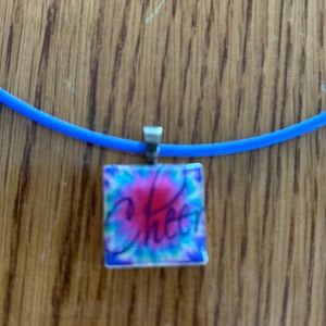 NWOT Life Tiles Cheer Pendant